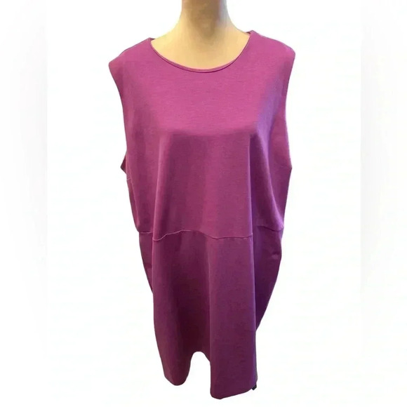Old Navy Purple Dress Size 4X Plus Summer Cool Flowy In Unused/ Worn Condition. - Picture 1 of 11
